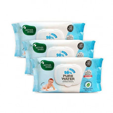 Deals, Discounts & Offers on Baby Care - Mother Sparsh 98% Water Based Scented Wipes Plant derived Fabric I mild Scented, 80 Pcs/Pack, Pack of 3