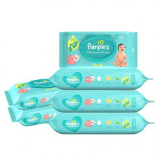 Deals, Discounts & Offers on Baby Care - Pampers Baby Aloe Wipes with Lid, 432 Wipes (72 x Pack of 6)