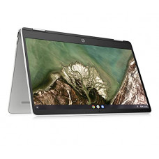 Deals, Discounts & Offers on Laptops - HP Chromebook x360 14-inch (35.56 cms) Thin & Light Touchscreen Laptop (AMD 3015CE/4GB/64GB eMMC Storage/Chrome OS/Ceramic White/1.49 kg), 14a-cb0006AU