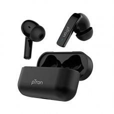 Deals, Discounts & Offers on Headphones - pTron Basspods 992 Active Noise Cancelling (ANC) Bluetooth 5.0 Wireless Headphones with Deep Bass, Low Latency, Ergonomic Touch Control Earbuds, HD Mic, Voice Assistance & IPX4 Water-Resistant (Black)
