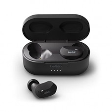 Deals, Discounts & Offers on Headphones - Belkin Soundform Bluetooth Truly Wireless in Ear Earbuds with Mic (Black)