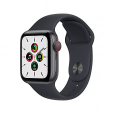 Deals, Discounts & Offers on Mobile Accessories - Apple Watch SE (GPS + Cellular, 40mm) - Space Grey Aluminium Case with Midnight Sport Band - Regular