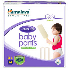 Deals, Discounts & Offers on Baby Care - Himalaya Total Care Baby Pants Diapers, Extra Large (12 - 17 kg), 74 Count