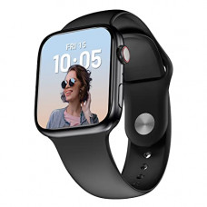 Deals, Discounts & Offers on Mobile Accessories - Newly launched Crossbeats Ignite S4 Max BT calling Smart watch, 1.9 3D curved UHD 320x385 pixels Always on Display, Fast charging with SnapCharge, Wireless charging enabled, Calculator, AI Health feature-Black