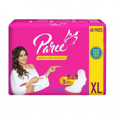 Deals, Discounts & Offers on Health & Personal Care - Paree Soft & Rash Free XL Sanitary Pads, With 3 Seconds Absorption For Heavy Flow - 40 Pads