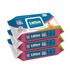 Deals, Discounts & Offers on Baby Care - Little's Soft Cleansing Baby Wipes Lid, 80 Wipes (Pack of 3)