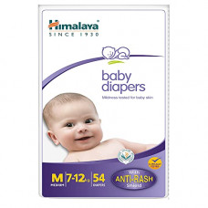 Deals, Discounts & Offers on Baby Care - Himalaya Baby Diapers, Medium (7 - 12 kg), 54 Count