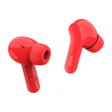 Deals, Discounts & Offers on Mobile Accessories - Mivi Duopods A25 Bluetooth Truly Wireless in Ear Earbuds with Mic with 40Hours Battery, 13Mm Bass Drivers & Made in India with Immersive Sound Quality, Voice Assistant, Touch Control (Red)