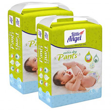 Deals, Discounts & Offers on Baby Care - Little Angel Extra Dry Baby Pants Diaper Large (L) Size, 96 Count, Combo Pack of 2, 48 Count Per Pack with Wetness Indicator, 8-14Kg