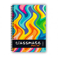 Deals, Discounts & Offers on Stationery - Classmate Pulse Single Line 5-Subject Notebook - 297mm x 210mm, 60 GSM, 250 Pages(Color and design may vary)