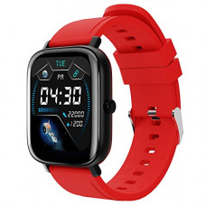 Deals, Discounts & Offers on Mobile Accessories - Zebronics ZEB-FIT280CH Smart Watch with Screen Size 3.55cm (1.39inch) 12 Sports Modes, IP68 Waterproof, Heart Rate, BP, SpO2, Caller ID, 7 Days Storage (Black+ Red)
