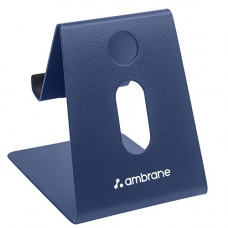 Deals, Discounts & Offers on Mobile Accessories - Ambrane Mobile Holding Stand, 180 Degree View, Premium Metal Body, Wide Compatibility, Multipurpose, Anti-Skid Design (PopStand, Blue)