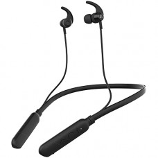 Deals, Discounts & Offers on Headphones - Ambrane BassBand Ignite Wireless Earphones with 18 Hours Playtime, 10 Hrs Playtime in 10 mins Charge, 65ms Gaming Latency, BoostedBass Sound, 10mm Drivers, Voice Assistance, IPX4 (Black)