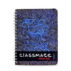 Deals, Discounts & Offers on Stationery - Classmate Pulse 6 Subject Notebook - Unruled, 300 Pages, Spiral Binding, 240mm*180mm