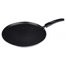 Deals, Discounts & Offers on Cookware - Cresta Aluminium Flat Tawa, Gas Stove Compatible (Sparkle Black, 28cm)
