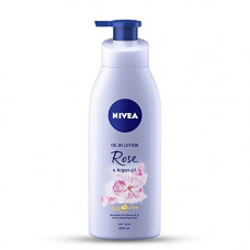 Deals, Discounts & Offers on Beauty Care - NIVEA Body Lotion, Oil in Lotion Rose & Argan Oil, For Dry Skin, 400ml