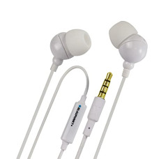 Deals, Discounts & Offers on Headphones - Blaupunkt EM-05M in-Ear Wired Earphone with Mic and Deep Bass HD Sound Mobile Headset with Noise Isolation and with customised Extra Ear gels(White)