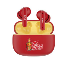 Deals, Discounts & Offers on Headphones - truke Air Buds Lite True Wireless in Ear Earbuds with 48 Hours Playtime, Gaming Mode, Enviornomental Noise Cancellation (ENC), Auto Play/Pause, AAC Codec, Bluetooth 5.1, IPX4 (Red)