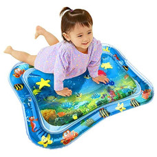 Deals, Discounts & Offers on Baby Care - PUXCON Tummy Time Inflatable Baby Water Play Mat and Toddlers Perfect Fun Activity Time, Blue