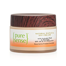 Deals, Discounts & Offers on Beauty Care - PureSense Natural Papaya Day Cream with Kakadu Plum & Moringa Face Moisturizer with SPF 20 & UV protection