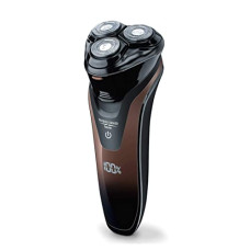 Deals, Discounts & Offers on Health & Personal Care - Beurer HR 8000 rotary shaver Precision cutting system with 3 spring-loaded dual-ring shaver heads 2-in-1 beard and sideburn styler as well as pop-up contour trimmer with 3 years warranty