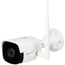 Deals, Discounts & Offers on Electronics - Amazon Basics 3MP wi-fi Bullet Camera 1296p Outdoor CCTV Security Smart Camera, AI Powered Motion Detection, IP66 All Weather, Night Vision, 2-Way Audio, SD Storage(White), Made in India