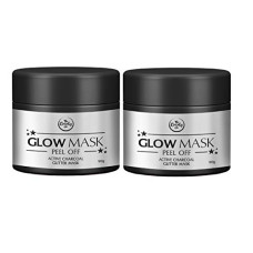Deals, Discounts & Offers on Beauty Care - The Beauty Co. Activated Charcoal Glitter Glow Mask 100 gm (Pack of 2)
