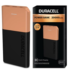Deals, Discounts & Offers on Power Banks - Duracell Power Bank 20000 mAh, Portable Charger,
