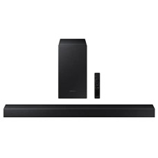 Deals, Discounts & Offers on Electronics - Samsung Dolby Digital Bluetooth Soundbar (HW-T42E/XL, Black, 2.1 Channel)