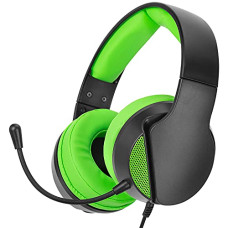 Deals, Discounts & Offers on Accessories - NiTHO JANUS STEREO WIRED GAMING ON EAR HEADSET GREEN, Compatible with PC/PS4/PS5/Xbox One/XBOX series X S/Switch/Phones (PC adaptor included)