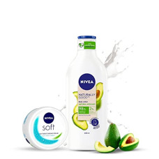 Deals and Offers on Beauty Care - Nivea Soft Light Moisturiser, 200ml And Nivea Naturally Good, Natural Avocado Body Lotion, 200ml Deals, Discounts & Offers on Beauty Care - Nivea Soft Light Moisturiser, 200ml And Nivea Naturally Good, Natural Avocado Body Lotion, 200ml