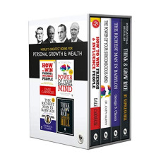 Deals, Discounts & Offers on Books & Media - Worlds Greatest Books For Personal Growth & Wealth (Set of 4 Books): Perfect Motivational Gift Set