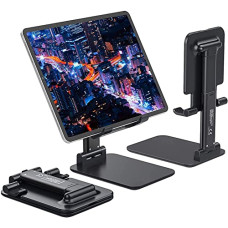 Deals, Discounts & Offers on Mobile Accessories - STRIFF Foldable Tablet Mobile Tabletop Stand Holder