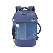 Deals, Discounts & Offers on Laptop Accessories - Safari Seek 32 Ltrs Overnighter Travel Laptop Backpack (Blue), Water Resistant Spacious Bag for Travelling and Camping, All-Purpose Bag