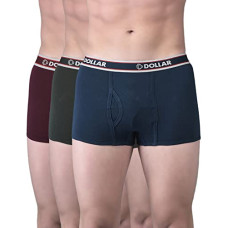 Deals, Discounts & Offers on Men - Dollar Bigboss Men's Assorted Mini Trunk (Pack of 3) (Color & Prints May Vary)