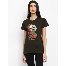 Deals, Discounts & Offers on Men - Royal Enfield Ride As You are T-Shirt Olive L (RLATSLW00023)