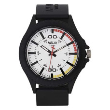 Deals, Discounts & Offers on Men - helix Analog White Dial Men's Watch-TW033HG00