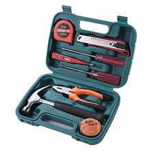 Deals, Discounts & Offers on Screwdriver Sets  - Cheston Hand Tool Kit I 2 Screwdrivers, Cutter, Pliers, Tester, Measuring & Electric Tape, Hammer I Household & Professional Hand Tools