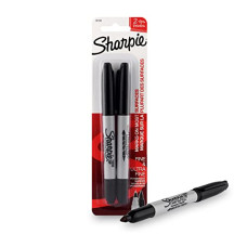 Deals, Discounts & Offers on Stationery - SHARPIE Twin Tip Black Permanent Marker |Suitable