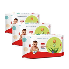 Deals, Discounts & Offers on Baby Care - LuvLap Baby Moisturising Wipes with Aloe Vera, 72 Wipes/pack, Pack of 3 Combo