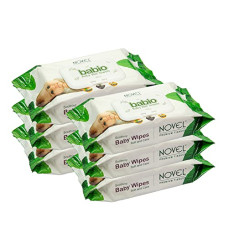 Deals, Discounts & Offers on Baby Care - NOVEL Baby Wet Wipes/Pack With Lid (Pack of 6-80 Sheet)