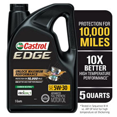 Deals, Discounts & Offers on Lubricants & Oils - Castrol 03084 Edge 5W-30 Advanced Full Synthetic Motor Oil, 5 Quart