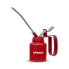Deals, Discounts & Offers on Home Improvement - VISKO 227 1/4 Pint Oil Can | Oil Can for Vehicles, Multipurpose Metal Oil Can, Oil Can Pump Oiler with Fixed Spout,