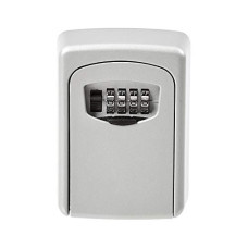 Deals and Offers on - Amazon Basics Alloy, Aluminium Wall Mounted Key Storage Box Combination Lock (Grey) Deals, Discounts & Offers on - Amazon Basics Alloy, Aluminium Wall Mounted Key Storage Box Combination Lock (Grey)