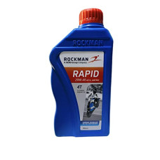 Deals, Discounts & Offers on Lubricants & Oils - Rockman Rapid 4T 20W-40 API SL Premium Mineral Motorbike Engine Oil (1 L)