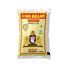 Deals, Discounts & Offers on Lubricants & Oils - KING BRAND Agmark Gingelly/Sesame Oil (1 Litre Pouch)
