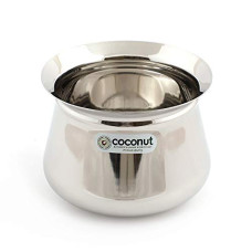 Deals, Discounts & Offers on Cookware - Coconut Stainless Steel Arcot Handi Medium- 1 Unit - Capacity - 500ML