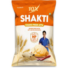 Deals, Discounts & Offers on Food and Health - 10x Shakti Chakki Fresh Atta, 5Kg(5000 g)