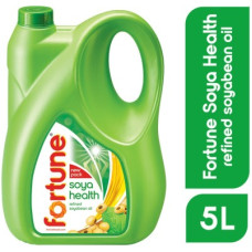 Deals, Discounts & Offers on Food and Health - Fortune Refined Soyabean Oil Can(5 L)