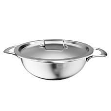 Deals, Discounts & Offers on Cookware - Lifelong LLTPDK005 Triply Deep Kadai with Riveted Handles with Stainless Steel Lid 1.7 litres Capacity (20 cm Diameter, Induction and Gas Stove Friendly)